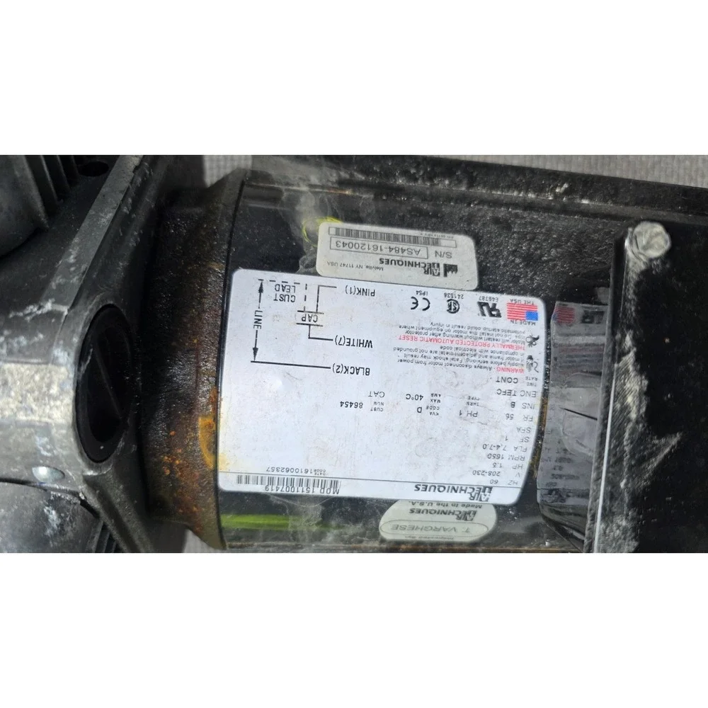 Air Techniques 1511007419 AIRSTAR DENTAL COMPRESSOR HEAD ASSEMBLY Motor 1.5 HP